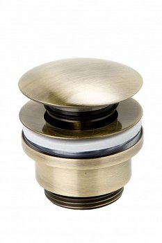 Донный клапан для умывальника Genebre Luxe Bronze Click Pop-Up 1 1/4" (100211 43) фото